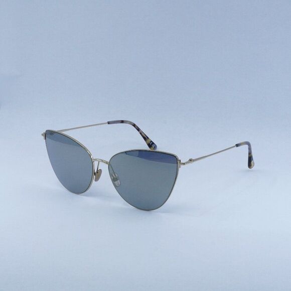 Tom Ford Anais-02 FT1005 32C Sunglasses Gold Cat Eye Frame, Smoke Lenses - Picture 1 of 10